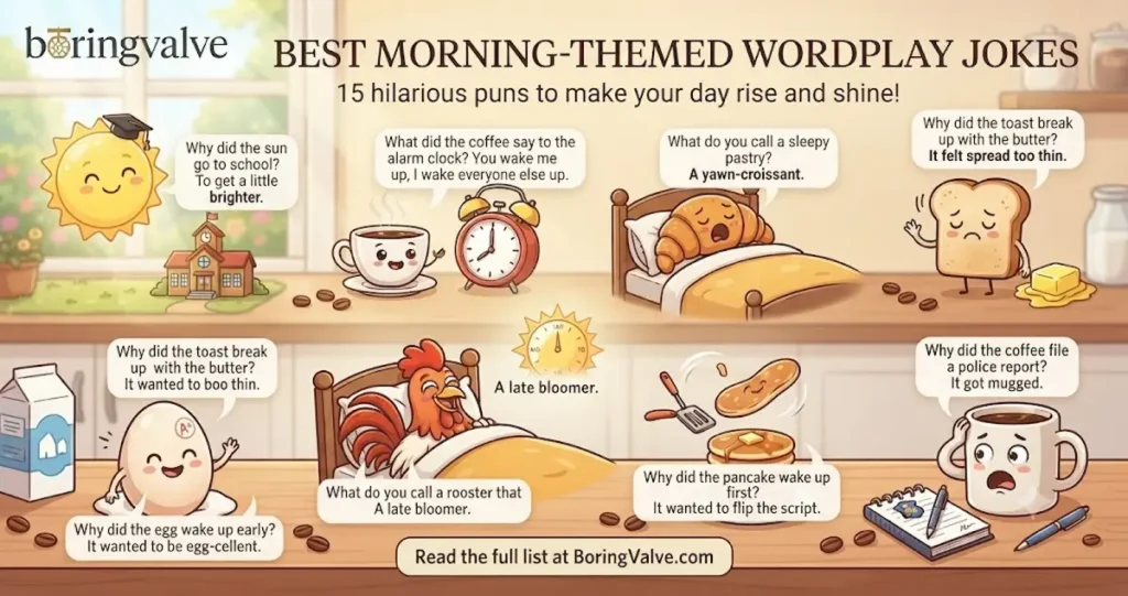 Best Morning-Themed Wordplay Jokes
