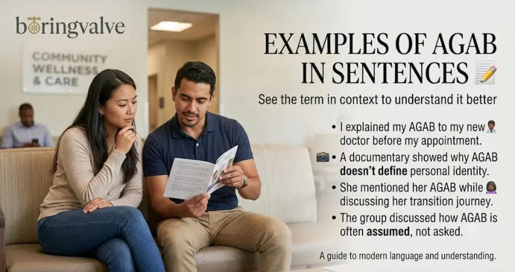 Examples of AGAB in Sentences 📝