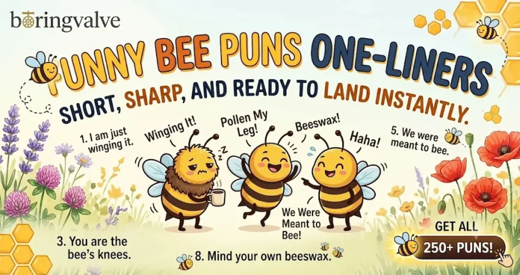 Funny Bee Puns One Liners