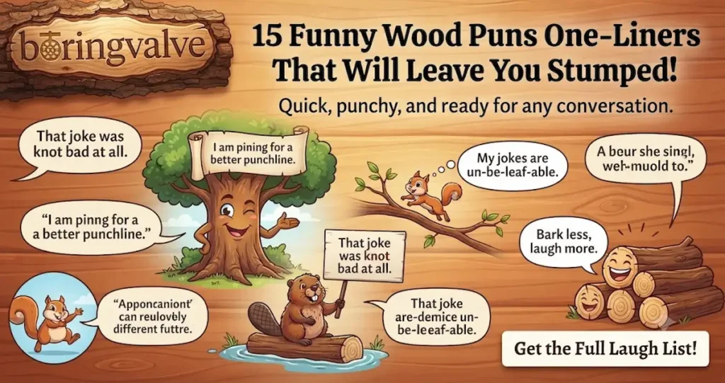 Funny Wood Puns One Liners