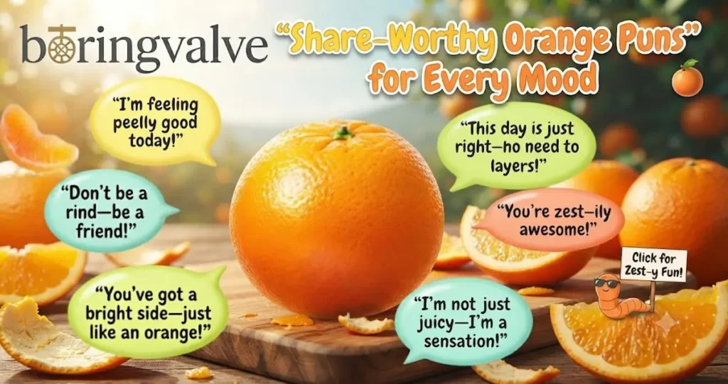 Share-Worthy Orange Puns for Every Mood