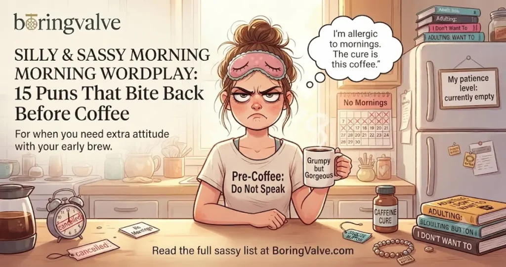 Silly & Sassy Morning Wordplay