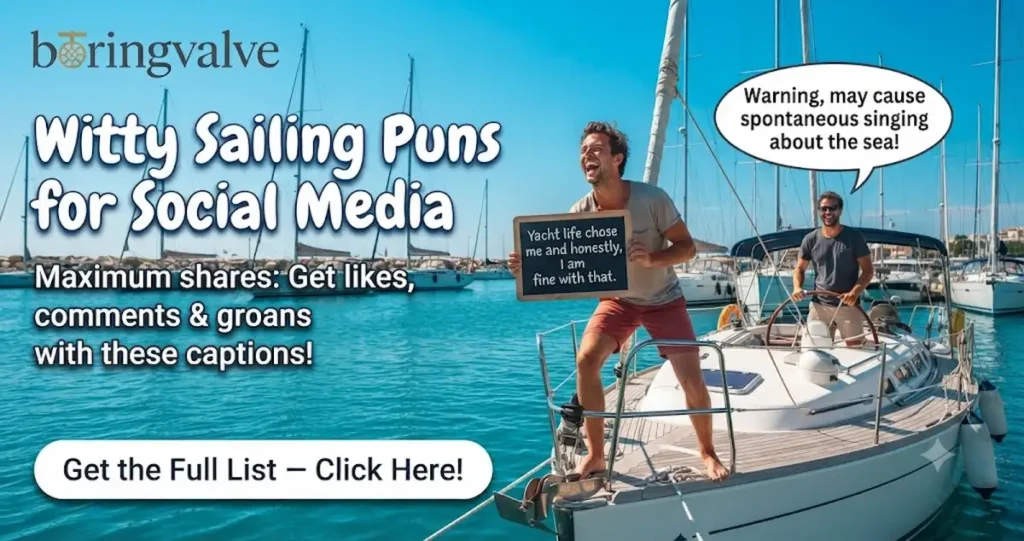 Witty Sailing Puns for Social Media