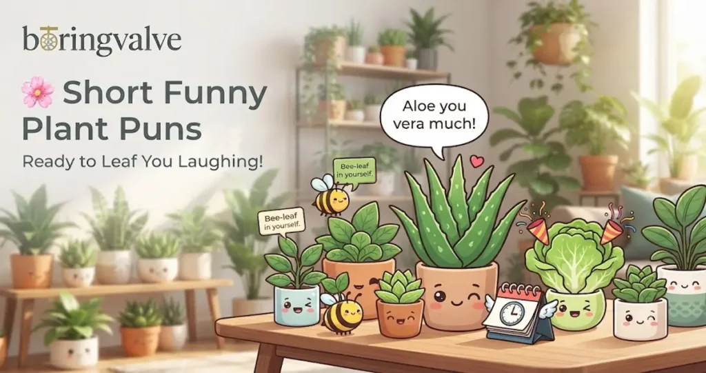 🌸 Short Funny Plant Puns