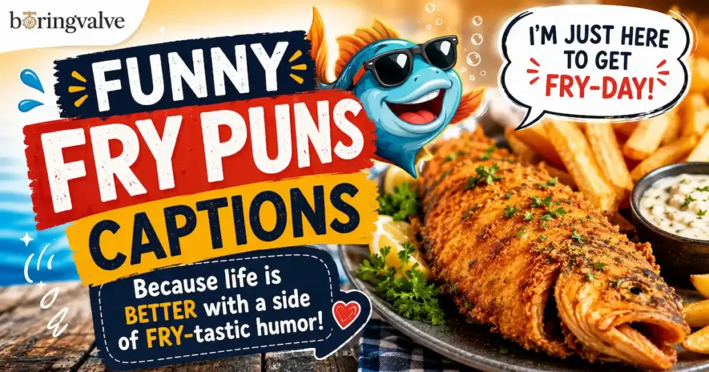 🔸 Funny Fry Puns Captions