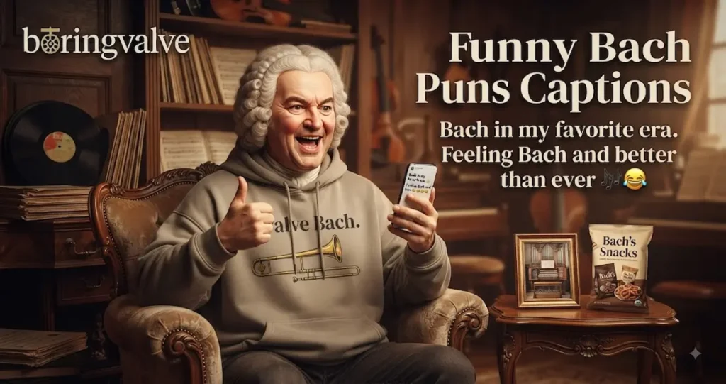 Funny Bach Puns Captions