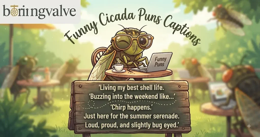 Funny Cicada Puns Captions