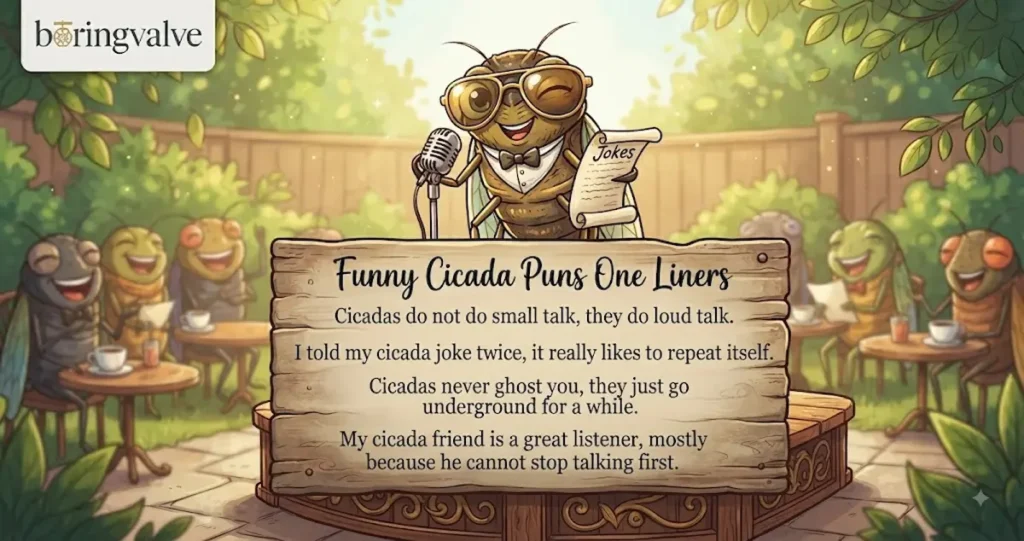 Funny Cicada Puns One Liners