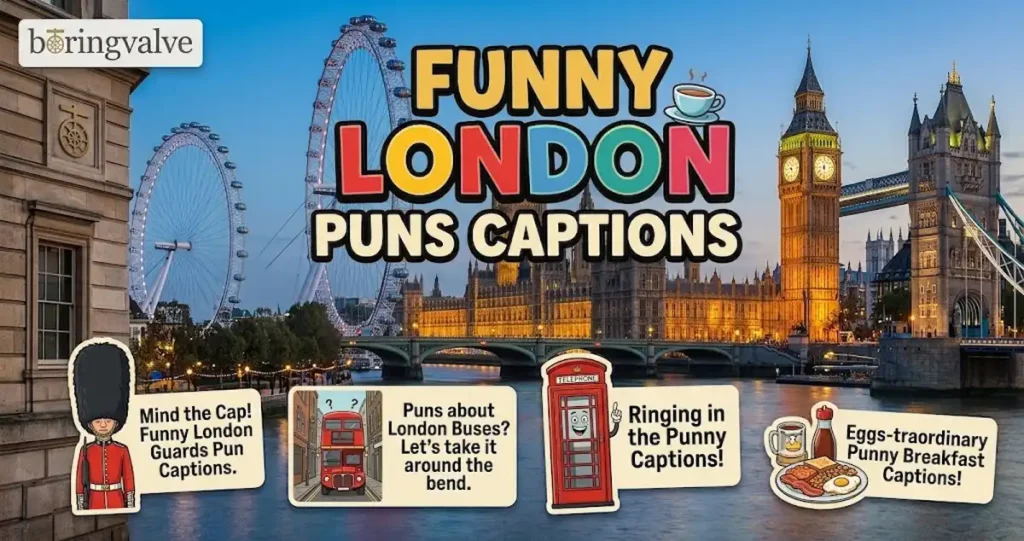 Funny London Puns Captions