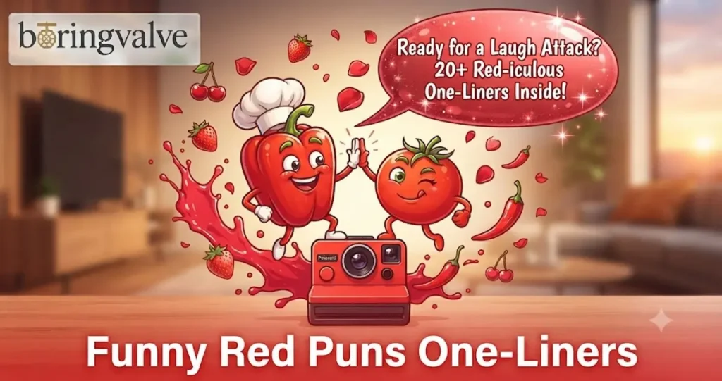 Funny Red Puns One-Liners