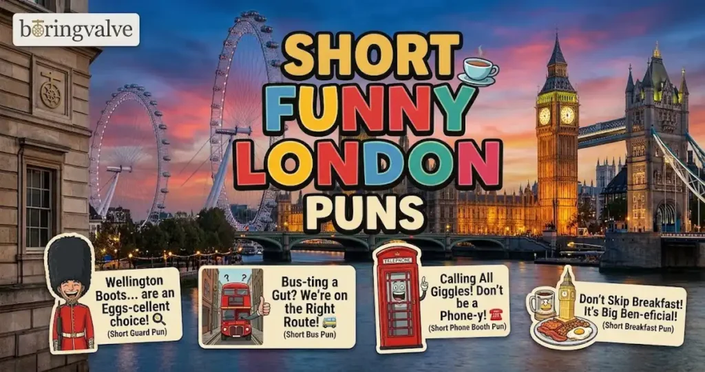Short Funny London Puns