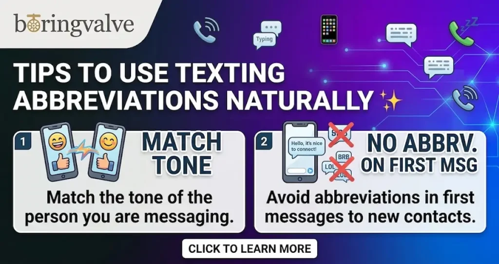 Tips to Use Texting Abbreviations Naturally ✨