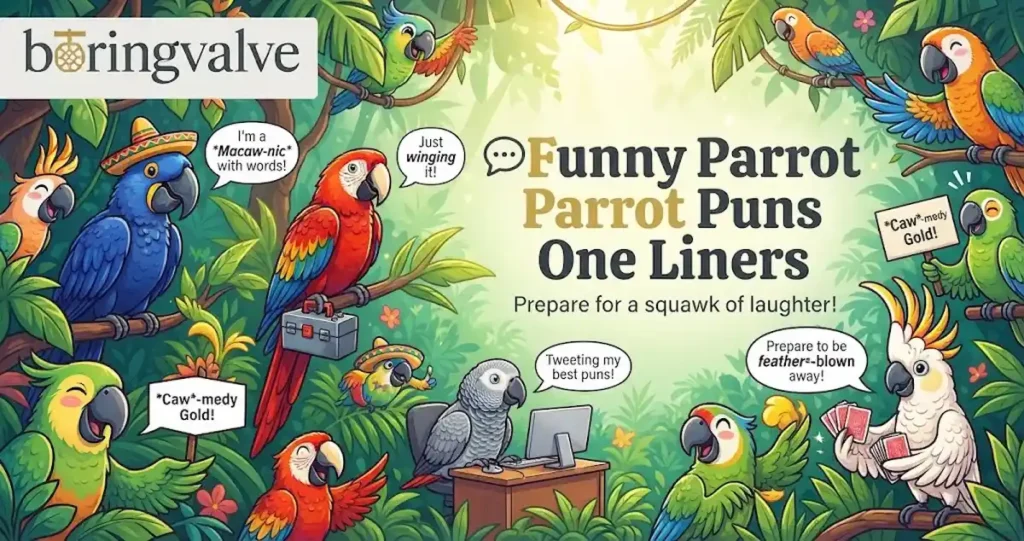 💬 Funny Parrot Puns One Liners