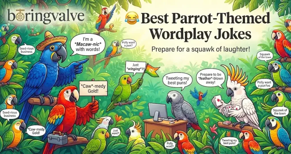 😂 Best Parrot-Themed Wordplay Jokes
