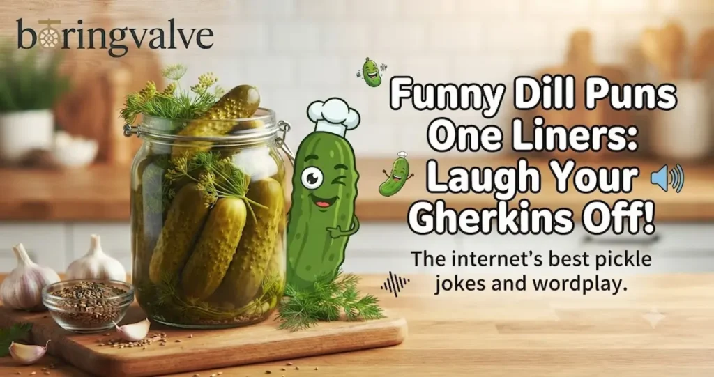🥒 Funny Dill Puns One Liners